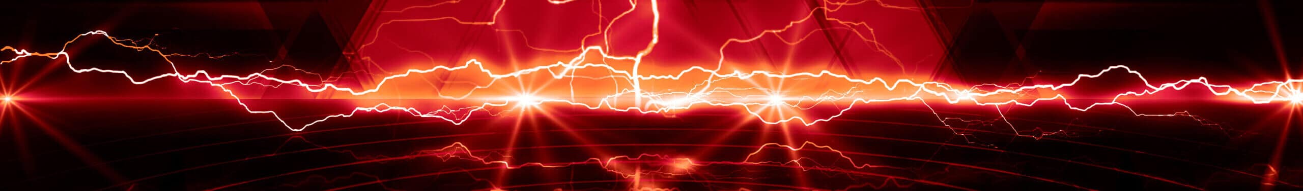 red background